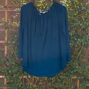 LOFT Dark Turquoise Blouse